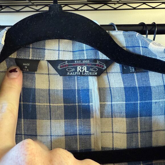RRL Plaid Blazer - Picture 3 of 6